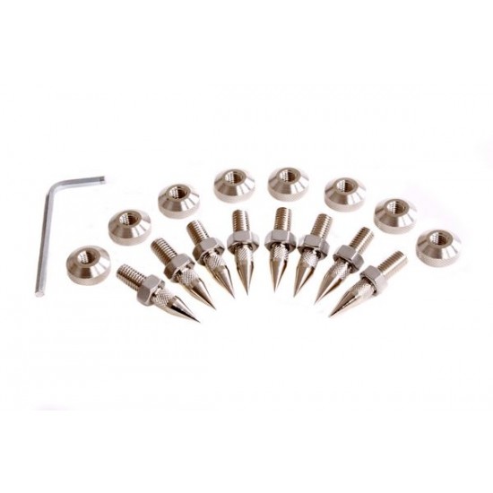 HiFi Isolation M8 Spikes Nickle Plated with Alen Key 